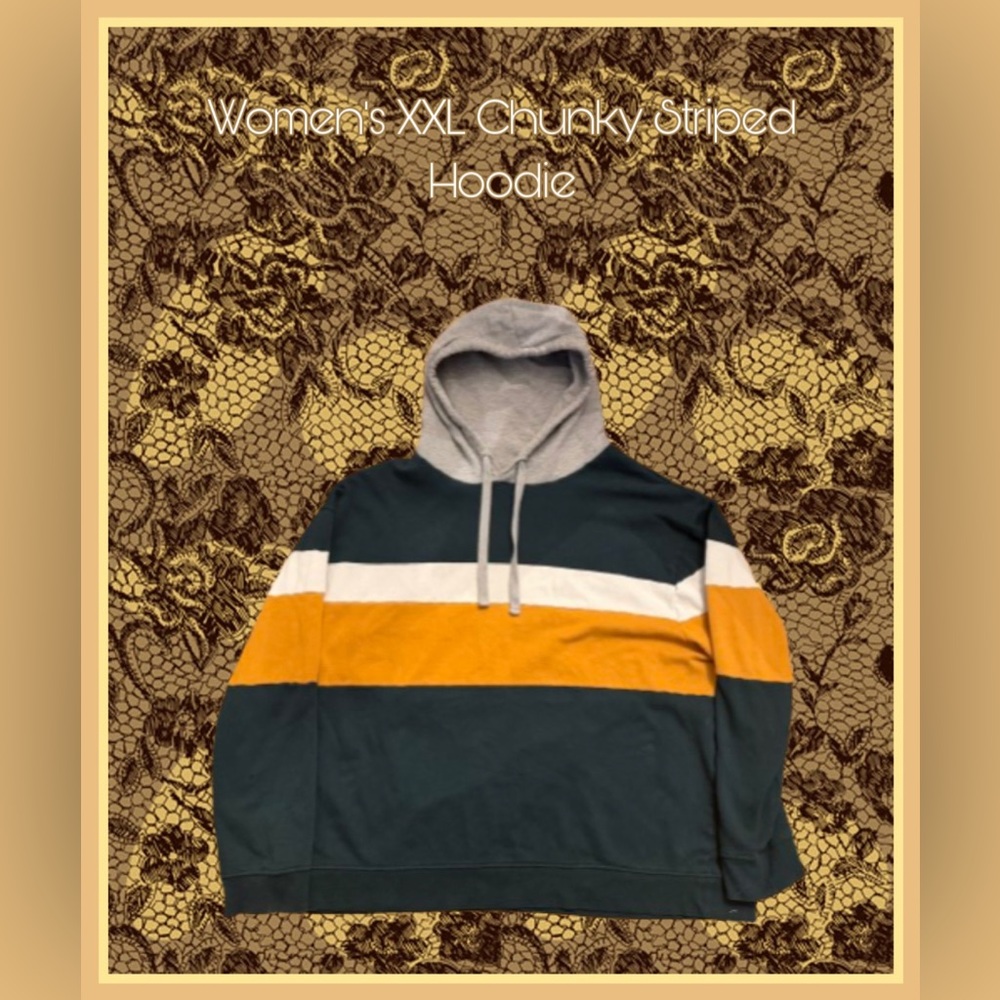 Women's Chunky Striped Hoodie